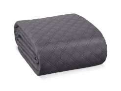 Beautissu Olivia Tagesdecke 240x260cm Anthrazit