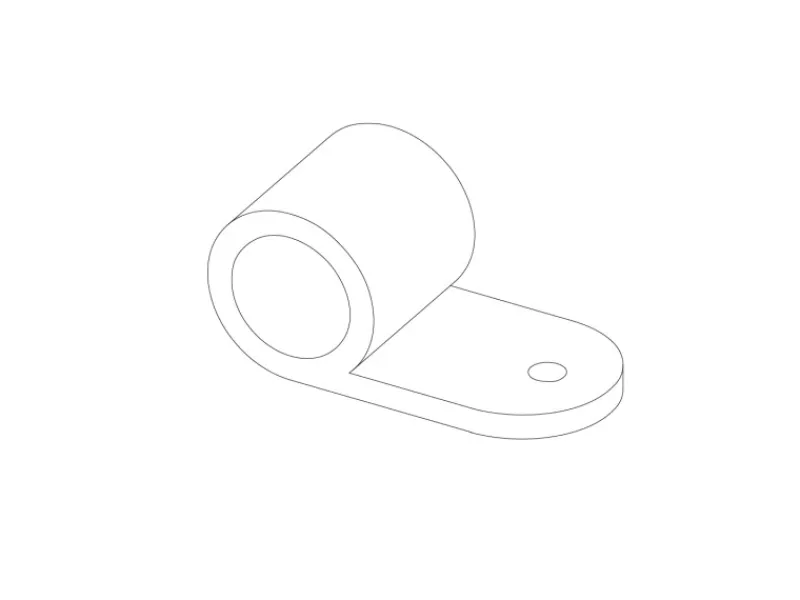 Befestigungsring für Stahlrohr Ø 2,7 cm