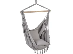 Best Beliani Hängesessel 152x122x152 Grau