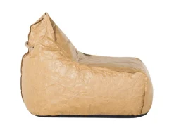 New Beliani Sitzsack DROP Gold 75x63x73 Braun