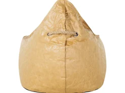 New Beliani Sitzsack DROP Gold 75x63x73 Braun