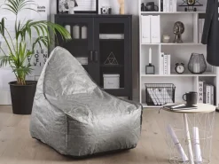 Discount Beliani Sitzsack DROP Hell 75x63x73 Grau