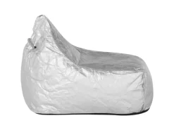 Outlet Beliani Sitzsack DROP 75x63x73 Silber