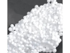 Beliani Sitzsack FUZZY EPS Weiss 60x10x60