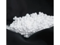 Beliani Sitzsack FUZZY EPS Weiss 60x10x60