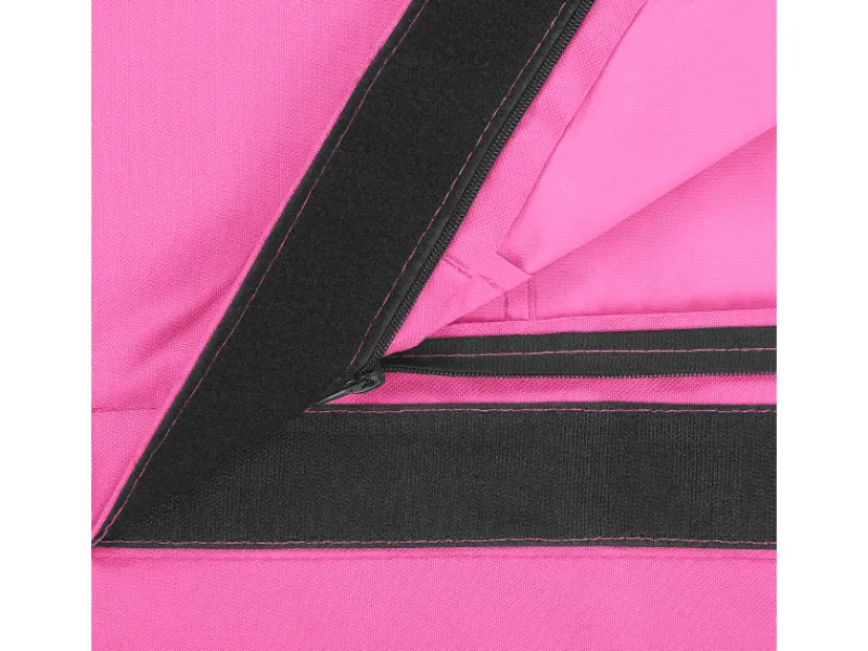 Beliani Sitzsack FUZZY Fuchsia 180x230x20 Rosa