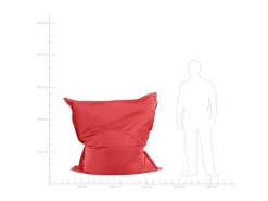 Discount Beliani Sitzsack FUZZY 140x180x20 Rot