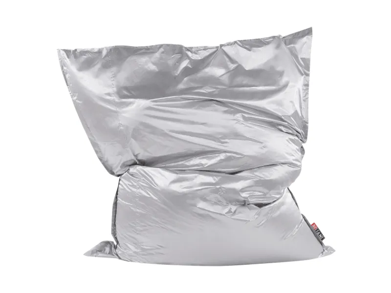 Online Beliani Sitzsack FUZZY 180x230x20 Silber