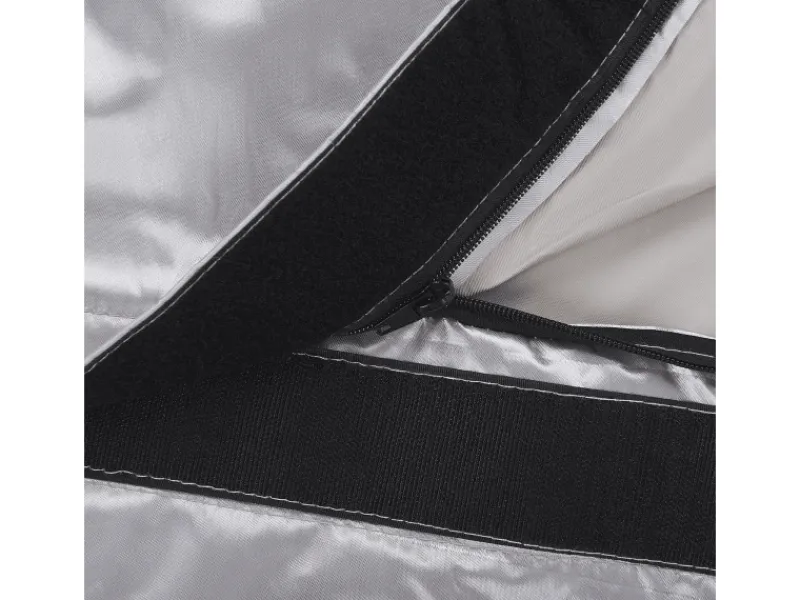 Online Beliani Sitzsack FUZZY 180x230x20 Silber