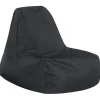 Beliani Sitzsack SIESTA Schwarz 100x61x75