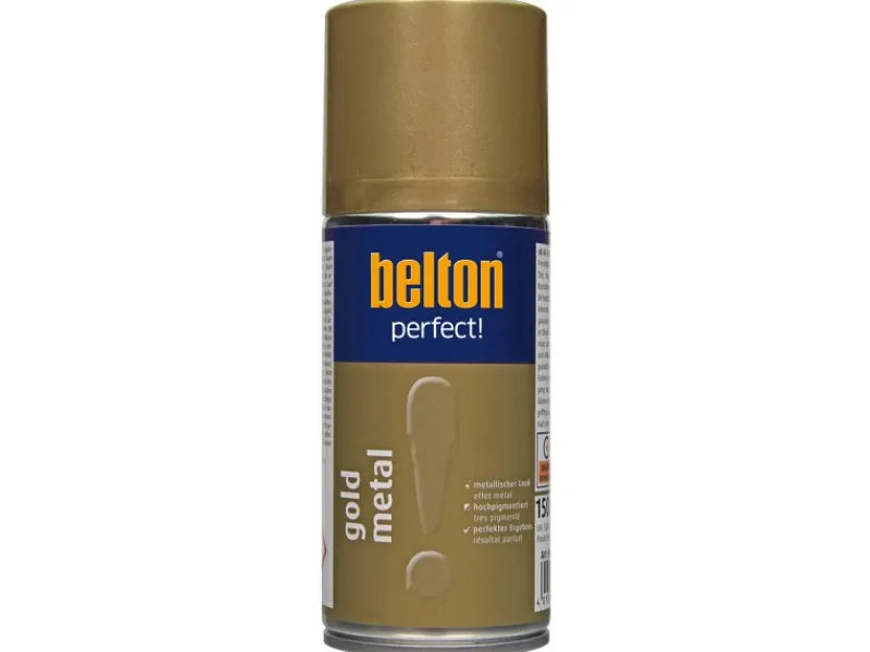 Clearance belton Buntlack Perfect Gold Metal Seidenmatt 150 ml Gold Metallic