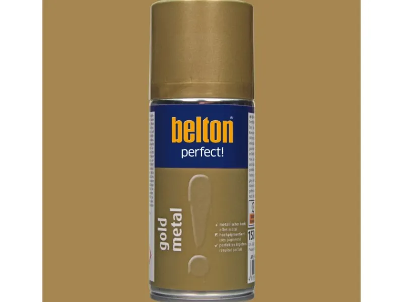 Clearance belton Buntlack Perfect Gold Metal Seidenmatt 150 ml Gold Metallic