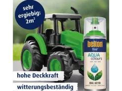 Hot belton Free AQUAcolours Buntlack RAL 6018 matt 400 ml Gelbgrün