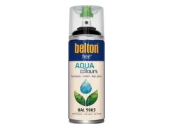 belton Free AQUAcolours Buntlack RAL 9005 hochglänzend 400 ml