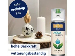 belton Free AQUAcolours Buntlack RAL 9010 matt 400 ml