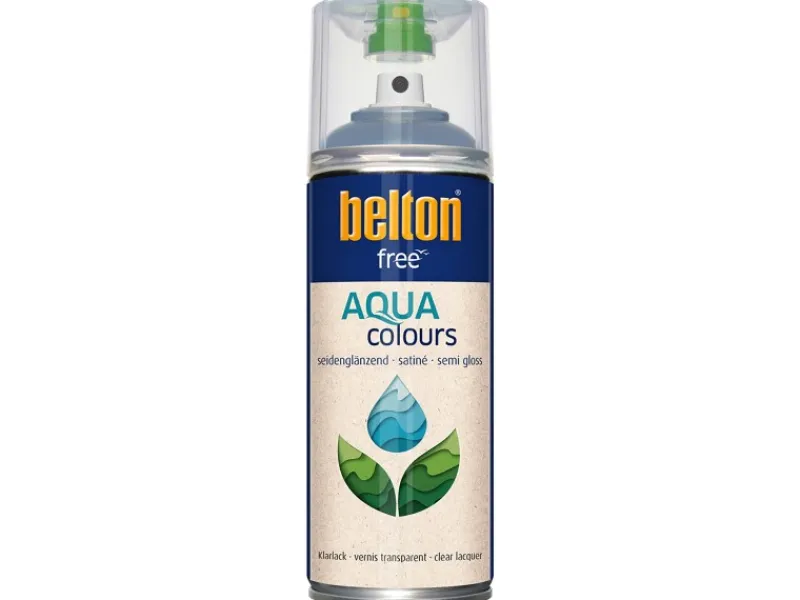 Hot belton Free AQUAcolours Klarlack seidenglänzend 400 ml Transparent