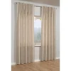 Best Bennetti Schal mit Gardinenband Beige 140 x 245 cm