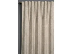 Best Bennetti Schal mit Gardinenband Beige 140 x 245 cm