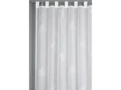 New Bennetti Schlaufenschal Voile-Flock Weiß 140 x 245 cm