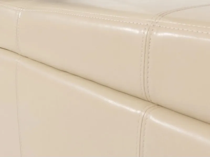 BERLINLODGE Aufbewahrungs-Truhe Lars XXL 45x180x45cm Stoff/Textil Schriftzug