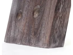 BERLINLODGE Rüttelbrett Weinregal Für 20 Flaschen HxBxT 120x22x5cm Flaschenregal 20 Flaschen Shabby-Look Vintage