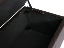 New BERLINLODGE Sitzbank Mit Aufbewahrung Lars XXL 45x180x45cm Leder & Kunstleder Weiß