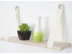 BERLINLODGE Wandregal HxBxT 27x50x13cm Hängeregal Regal Shabby-Look Vintage farben