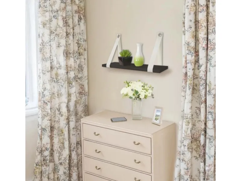 BERLINLODGE Wandregal HxBxT 27x50x13cm Hängeregal Regal Shabby-Look Vintage