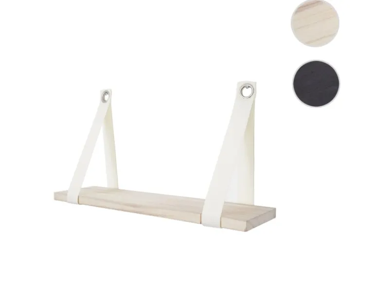 BERLINLODGE Wandregal HxBxT 27x50x13cm Hängeregal Regal Shabby-Look Vintage