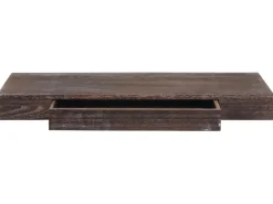 BERLINLODGE Wandregal HxBxT 8x80x25cm Schweberegal Wandboard Hängeregal Regal Schublade Massiv-Holz Shabby