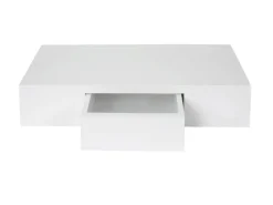 Outlet BERLINLODGE Wandregal Ilse HxBxT 8x40x25cm Regal Hängeregal Mit Schublade 40cm Weiß