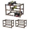 Discount BERLINLODGE Weinregal Für 12 Flaschen HxBxT 30x42x26cm Tanne 3 Böden 3 Stück Flaschenregal Weinständer Weinhalter