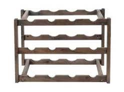 Discount BERLINLODGE Weinregal Für 12 Flaschen HxBxT 30x42x26cm Tanne 3 Böden 3 Stück Flaschenregal Weinständer Weinhalter