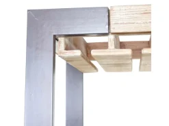 Discount BERLINLODGE Weinregal Für 40 Flaschen Zubehör Und Gläser HxBxT 189x114x39cm Massivholz Flaschenregal Flaschenhalter Barschrank Weinständer