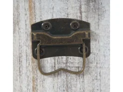 BERLINLODGE Weinregal Mit Schublade Flaschenregal 20 Flaschen HxBxT 76x48x31cm Shabby-Look Vintage