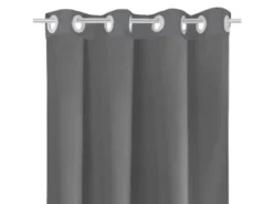 Bestgoodies Dekoschal Ellen Ösen Blickdicht 140 cm x 225 cm 2er Pack