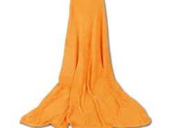 Bestgoodies Mikrofaser Decke Apricot 210 x 280 cm