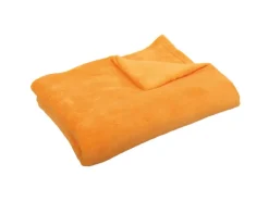 Discount Bestgoodies Mikrofaser Decke Orange Apricot 80 x 120 cm