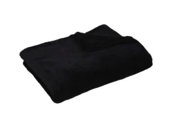 Bestgoodies Mikrofaser Decke Schwarz Jetblack 80 x 120 cm
