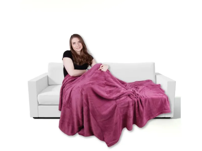 Bestgoodies Mikrofaser Decke Altrose 220 x 240 cm