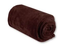 Clearance Bestgoodies Mikrofaser Decke Braun 130 x 170 cm Schokobraun