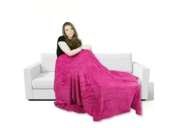 Hot Bestgoodies Mikrofaser Decke Pink 220 x 240 cm Fuchsia