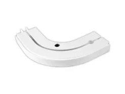 Best Bestlivings 330 cm Innenlaufschiene 1 Läufig & 2er Set Rundbogen / 2 x 120 cm & 1 x 90 cm