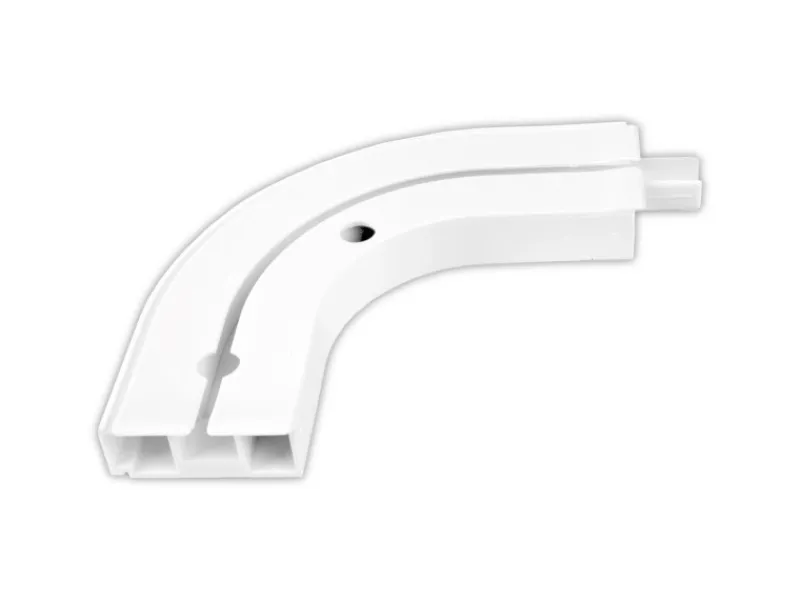 Best Bestlivings 330 cm Innenlaufschiene 1 Läufig & 2er Set Rundbogen / 2 x 120 cm & 1 x 90 cm