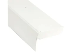 Discount Bestlivings 300 cm Vorhangschiene mit Blende 1 Lauf Weiß / 1 x 120 cm & 2 x 90 cm