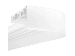 Discount Bestlivings 300 cm Vorhangschiene mit Blende 1 Lauf Weiß / 1 x 120 cm & 2 x 90 cm