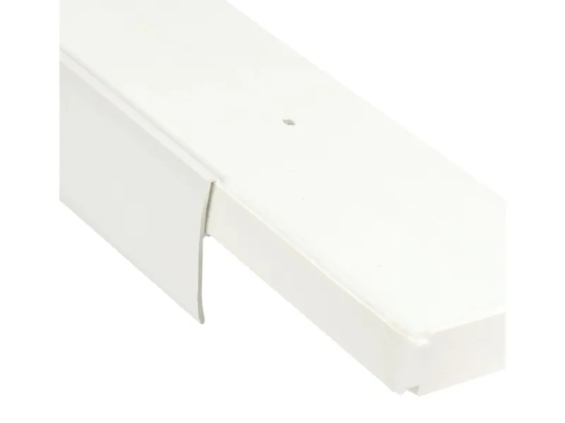 New Bestlivings 390 cm Vorhangschiene mit Blende 2 Lauf Weiß / 1 x 120 cm & 3 x 90 cm