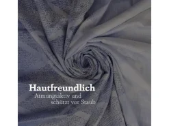 Sale Bestlivings Bettwäsche Satin 80 x 80 cm & 135 x 200 cm Raute Blau