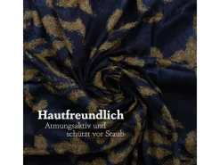 Outlet Bestlivings Bettwäsche Satin 80 x 80 cm & 135 x 200 cm Ornament Anthrazit & Orange