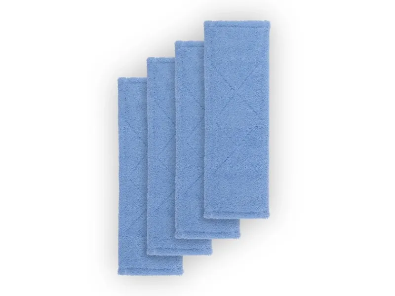 Outlet Bestlivings Bodenwischer Ersatzbezug Blau Mikrofaser 4er Pack